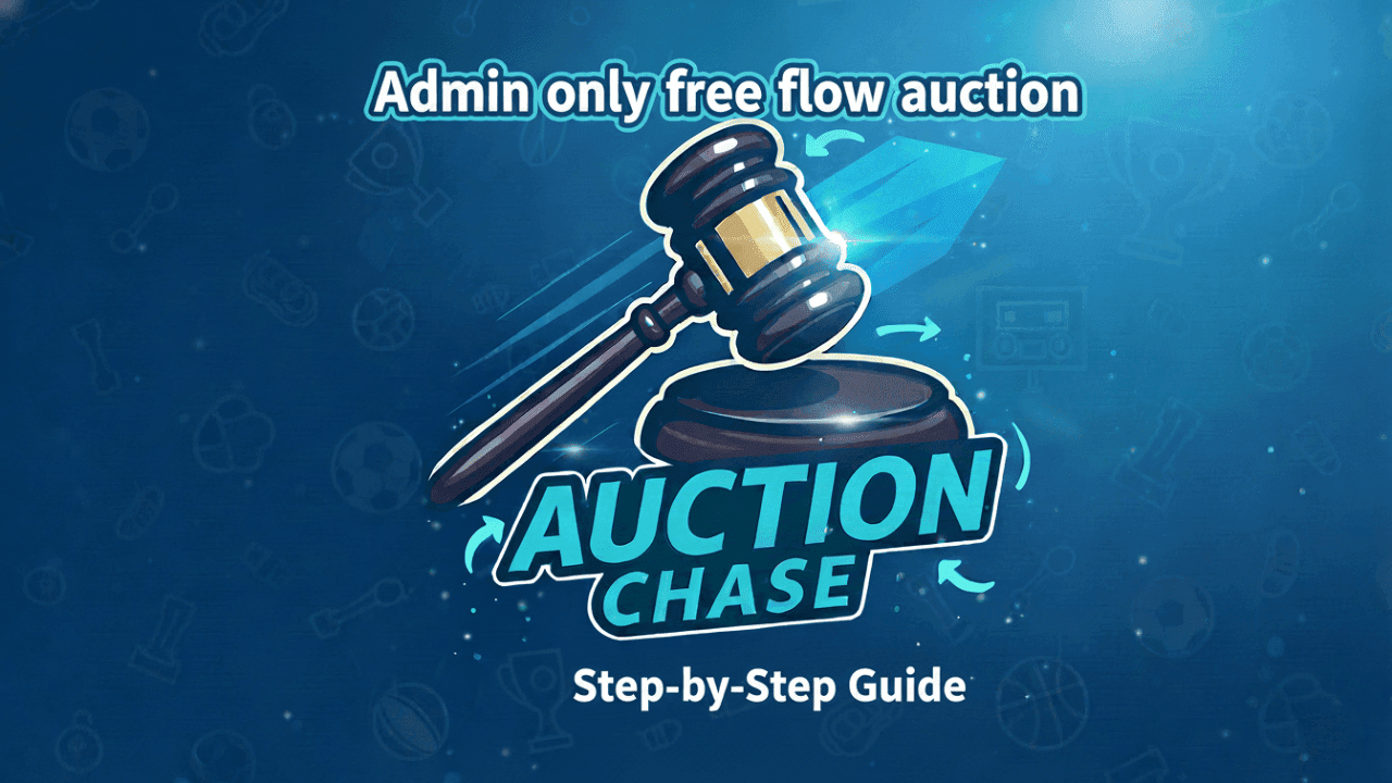 Admin-Only Bidding with Free-Flow Auctions