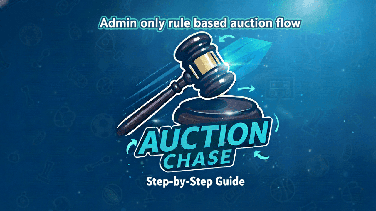 Admin-Only Bidding with Rule-Based Auctions