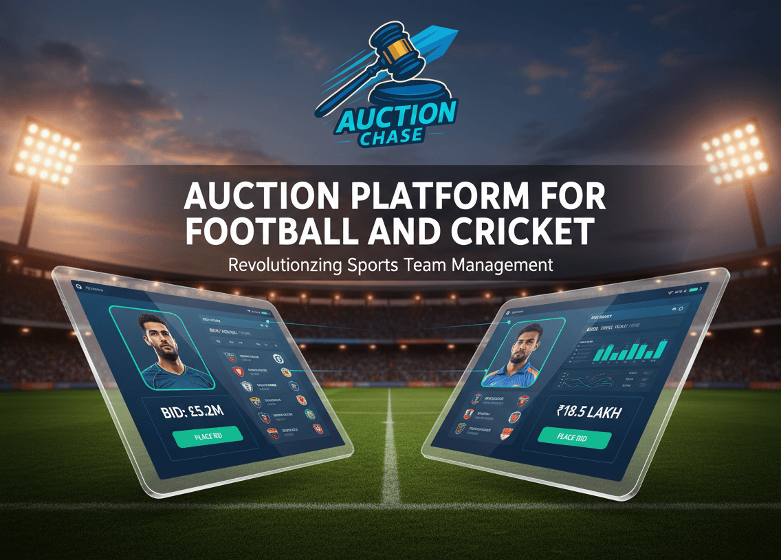 Auction Platform For Football and Cricket: Revolutionizing Sports Team Management