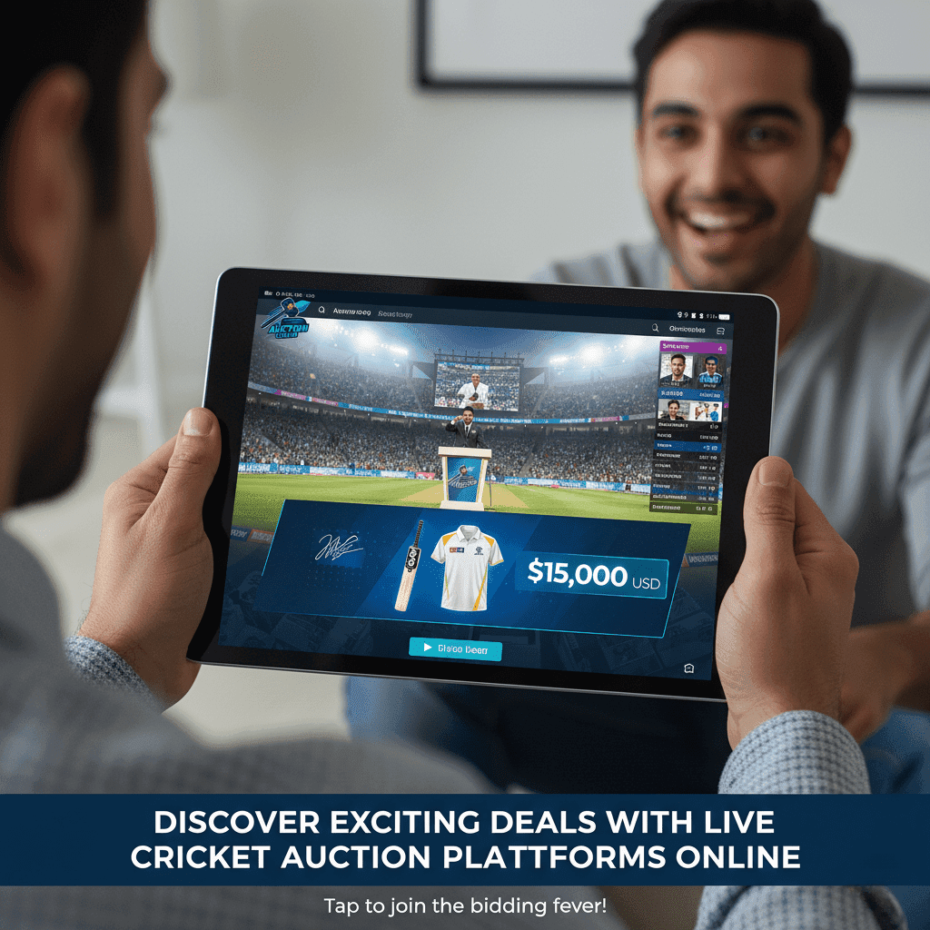 Discover Exciting Deals with Live Cricket Auction Platforms Online